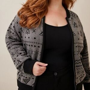 Torrid harry potter hogwarts bomber nwt